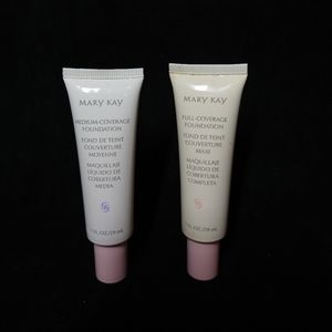 Full coverage and medium coverage beige 300 Mary kay